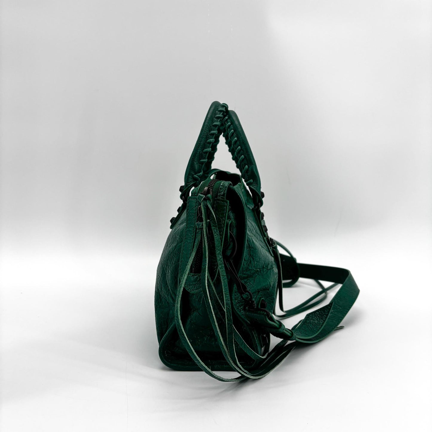 Balenciaga Classic City Small Dark Green