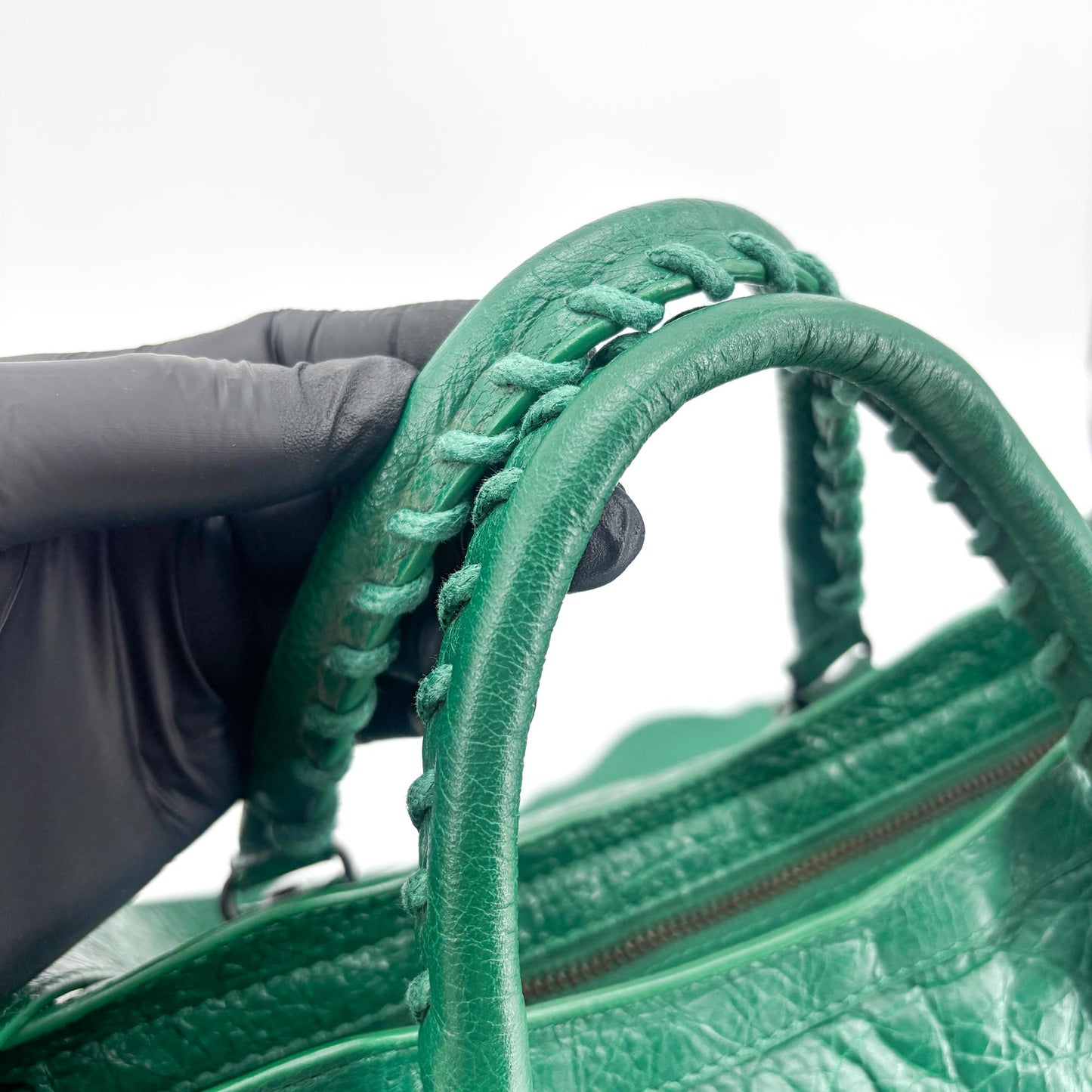 Balenciaga Classic City Small Dark Green