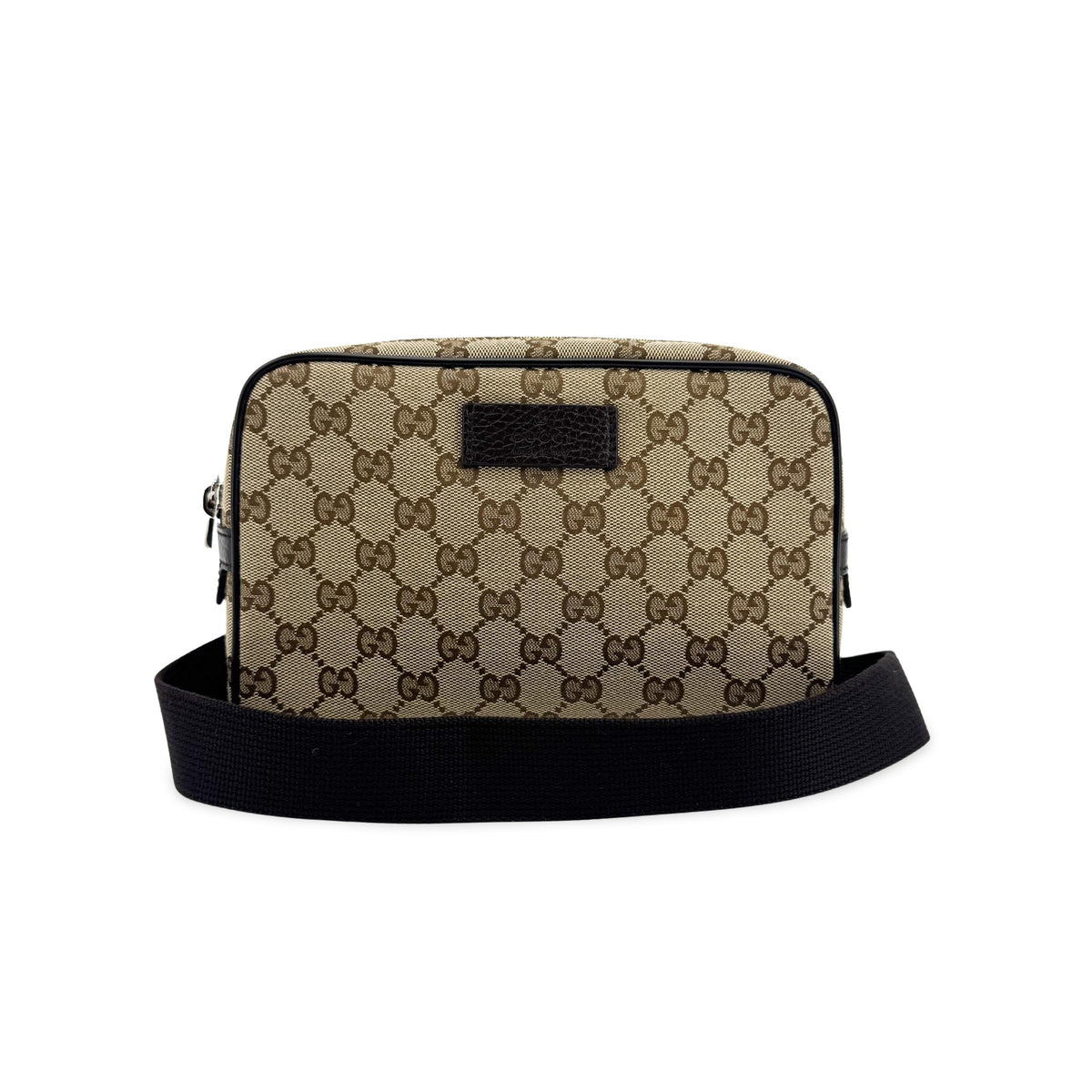 Gucci GG Canvas Crossbody Bag Beige Brown
