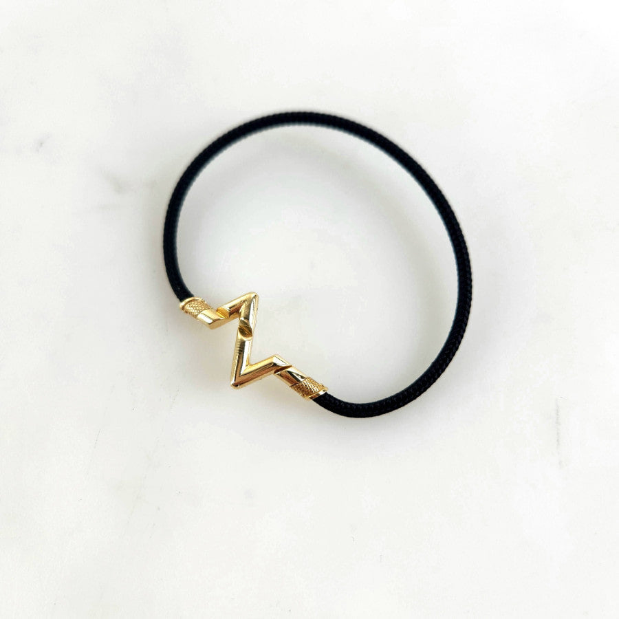 16 LV Bolt Upside Down Bracelet