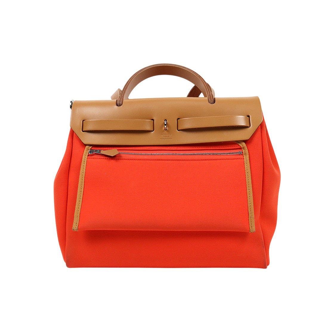 Hermès Size 31 Orange Birkin Bag with "U" Engraving