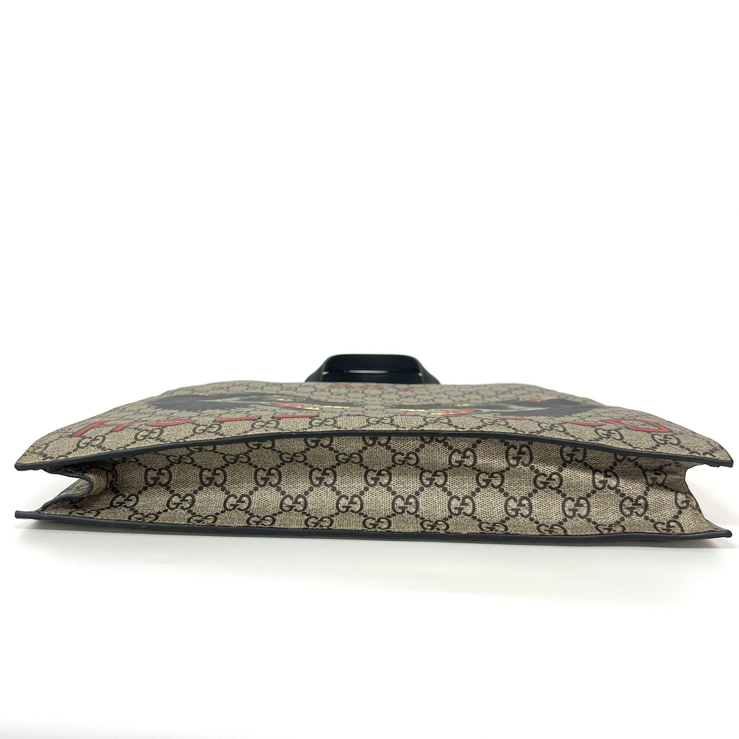 Gucci GG Supreme Hollywood Wolf Tote Bag Beige