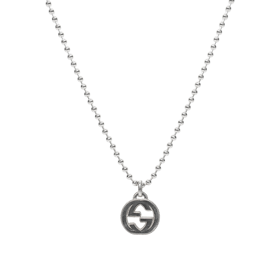 Gucci Bold Interlocking G Silver Necklace