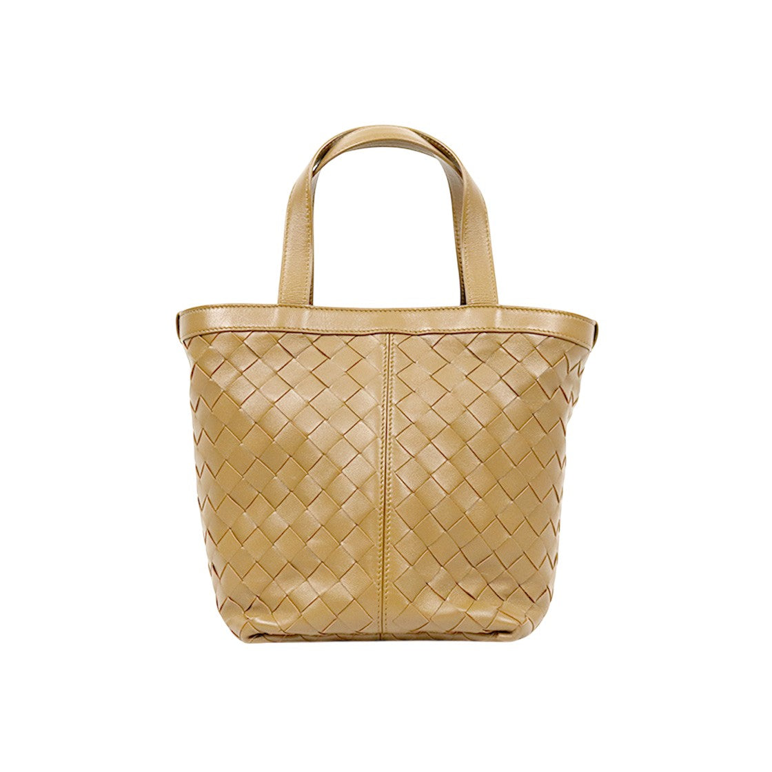 Bottega Veneta Brown Leather Flip-Flop Tote Bag