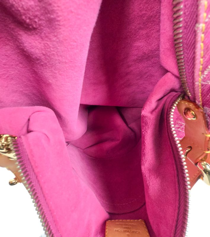 Louis Vuitton Pink Denim Baggy GM