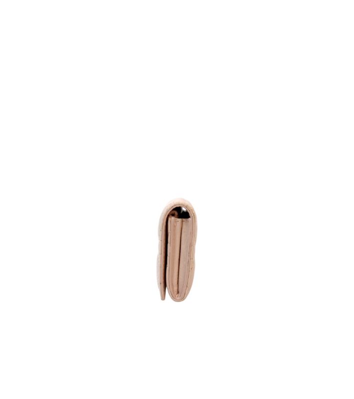 Dior Pink Caro Cannage Card Wallet