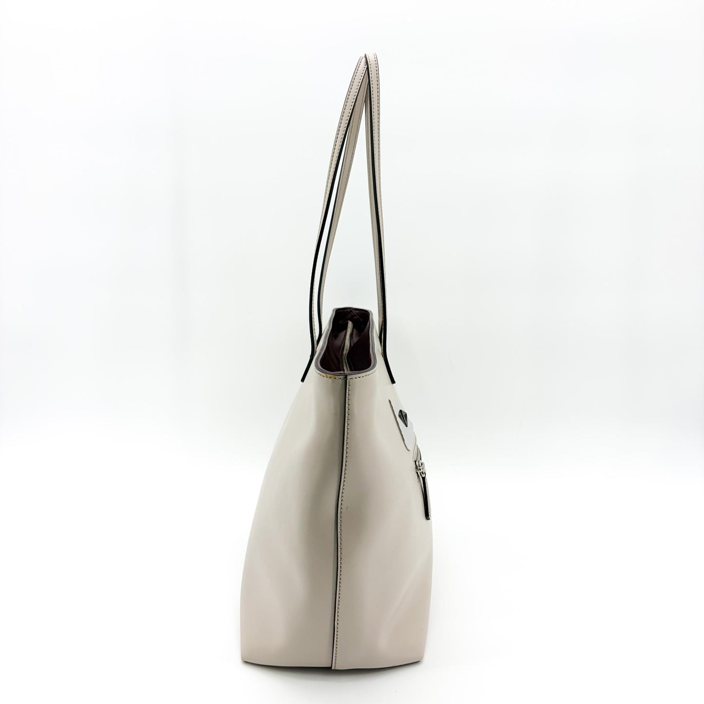 Fendi Monster Eyes Roll Tote Bag Ivory