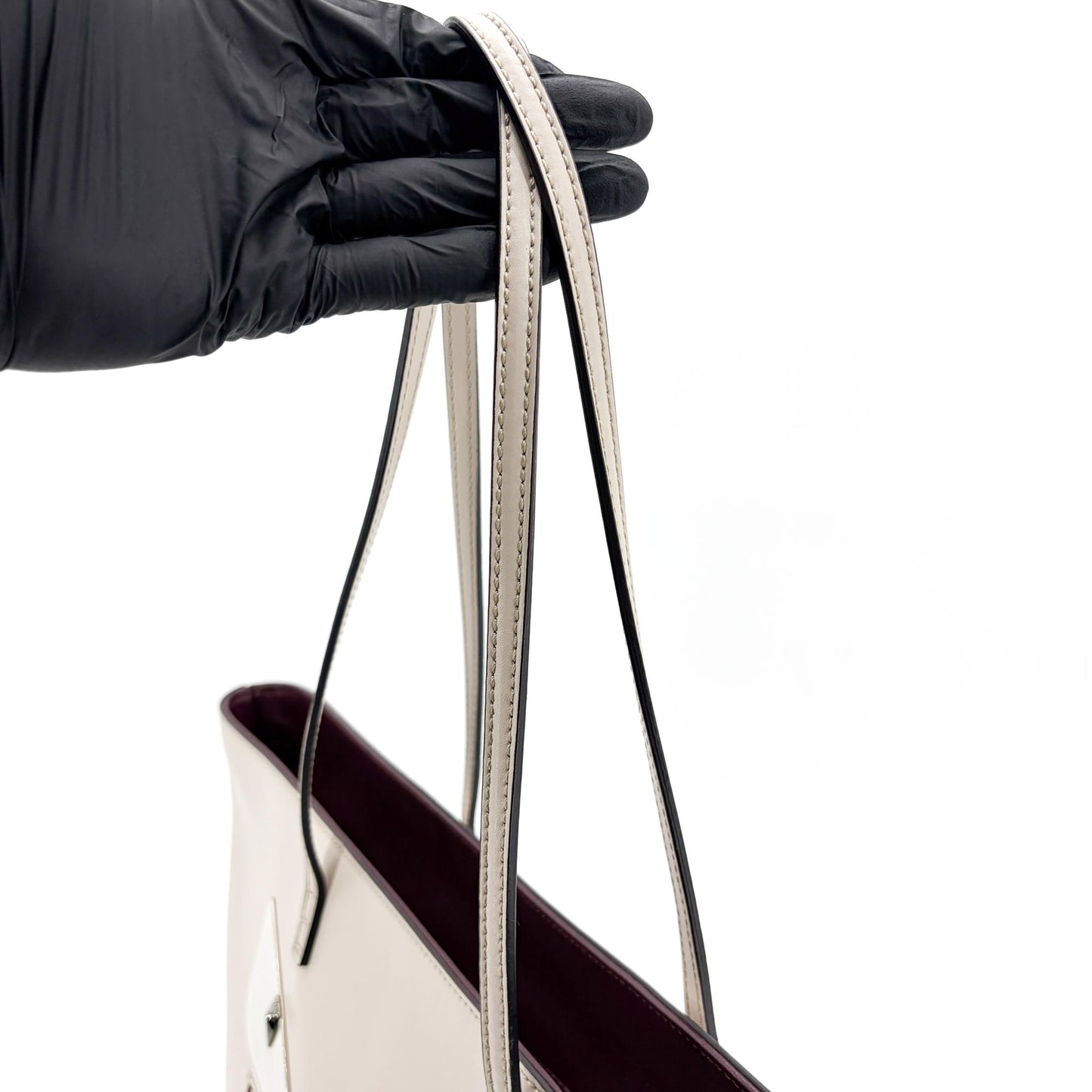 Fendi Monster Eyes Roll Tote Bag Ivory