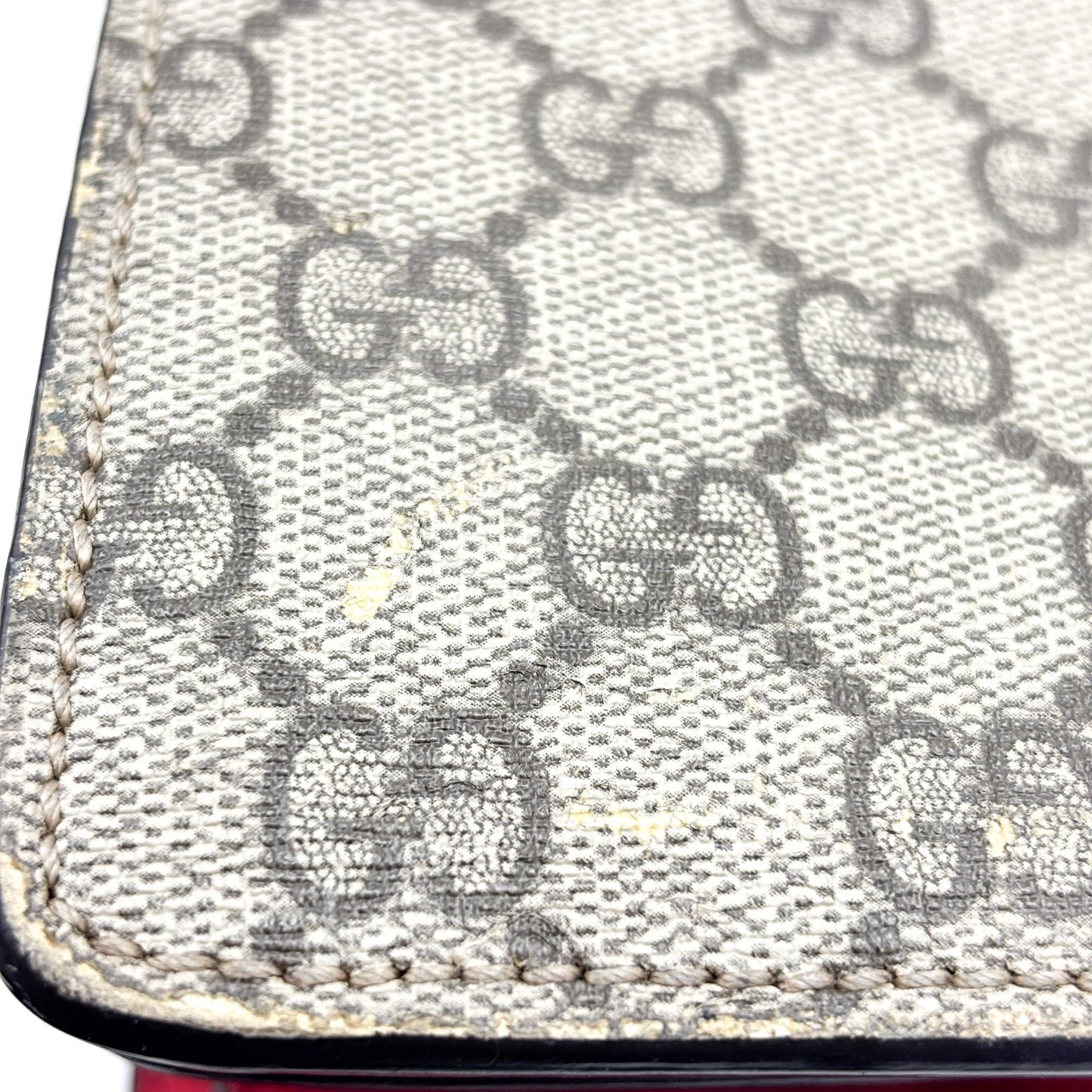 Gucci Dionysus Small GG Shoulder Bag Beige Burgundy