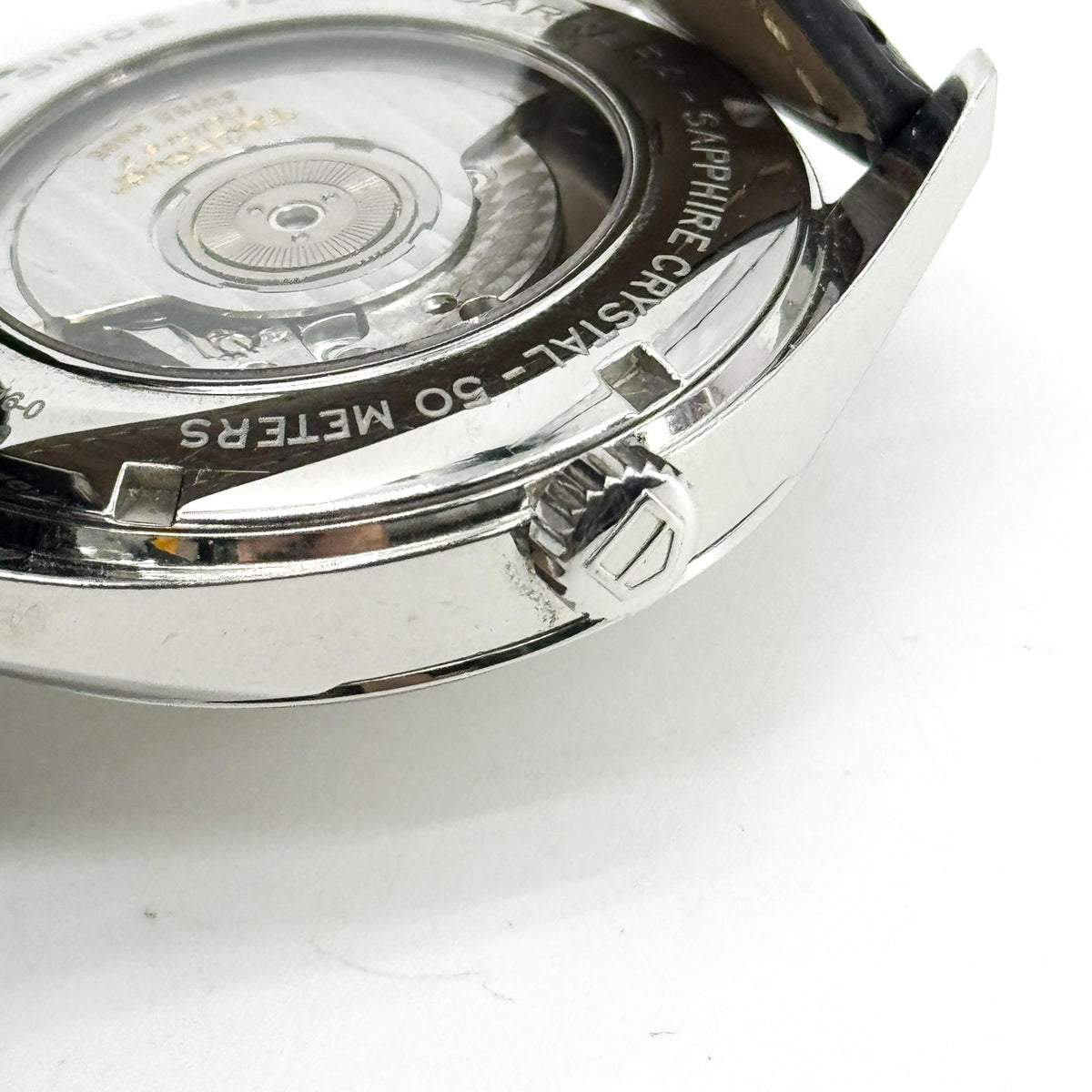 TAG Heuer Carrera Twin Time Automatic White Dial Leather
