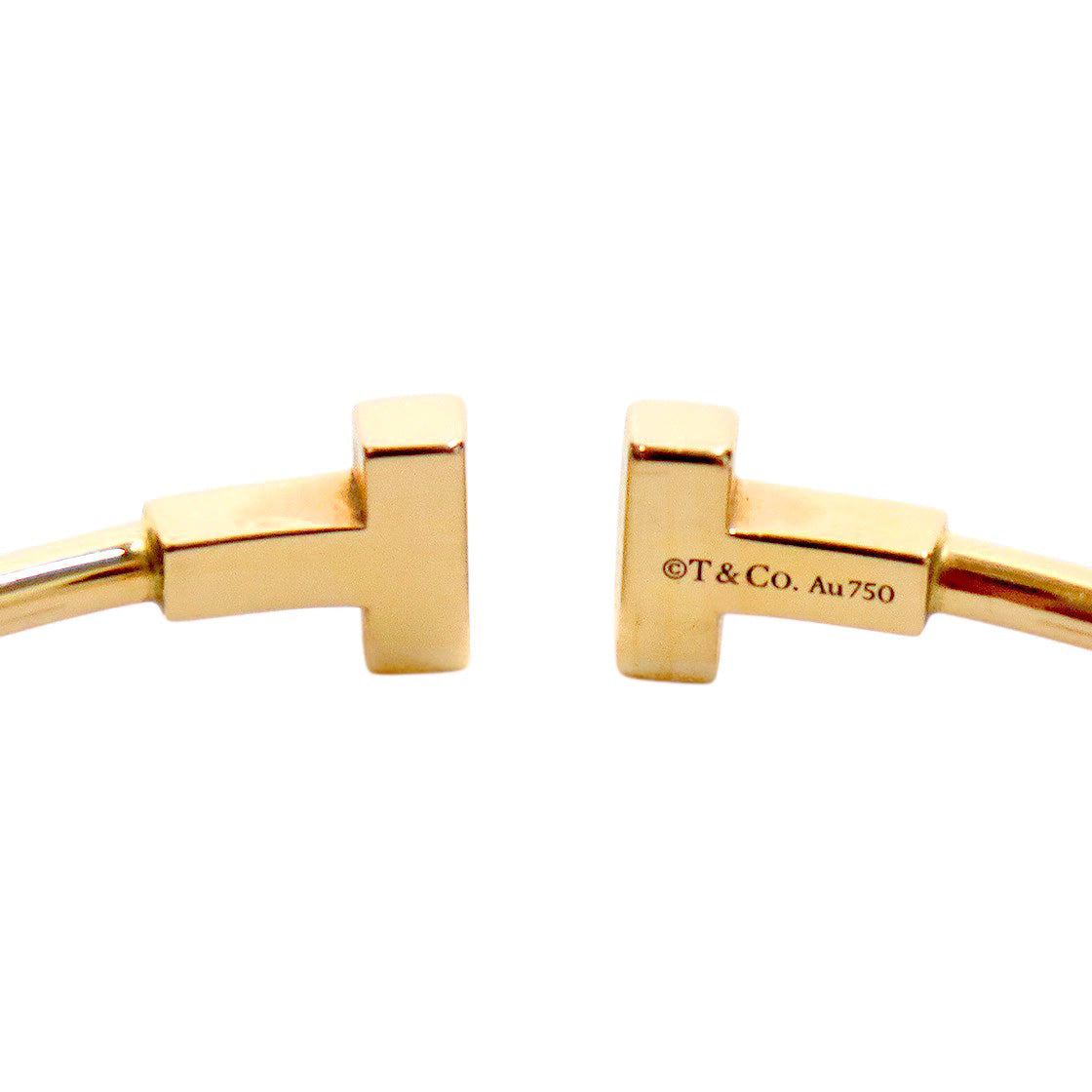 Tiffany 18K Narrow Wire Bracelet