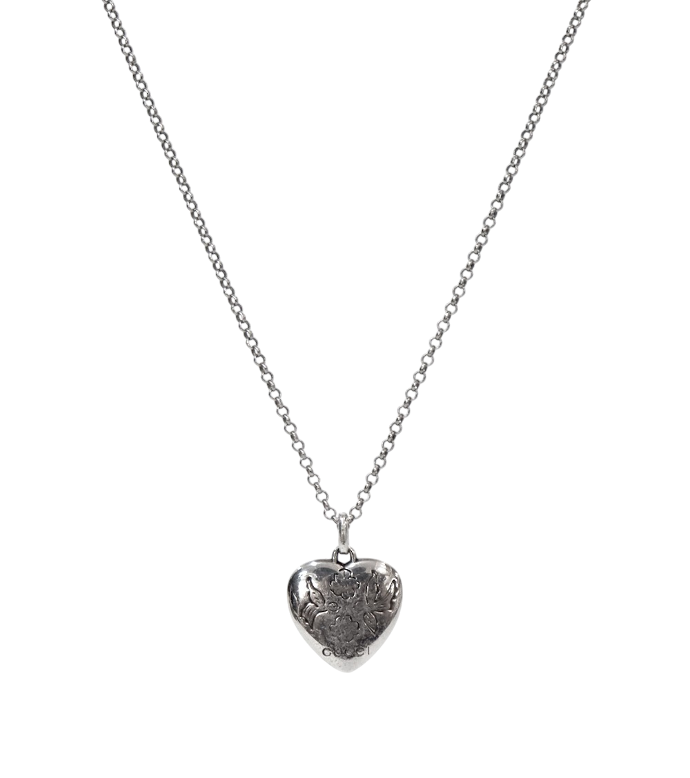 Gucci Blind for Love Silver Necklace
