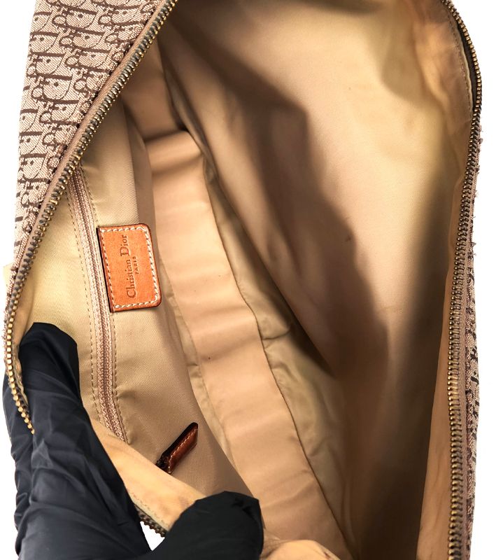 Dior Beige Oblique Street Chic Hobo Bag