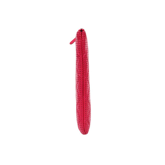 Chanel Pink Perforated Clutch Bag