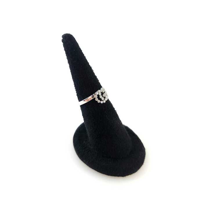 11 Running G 18k Diamond White Gold Ring