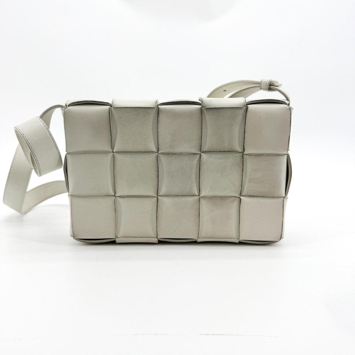 Bottega Veneta Cassette Crossbody Bag Plaster