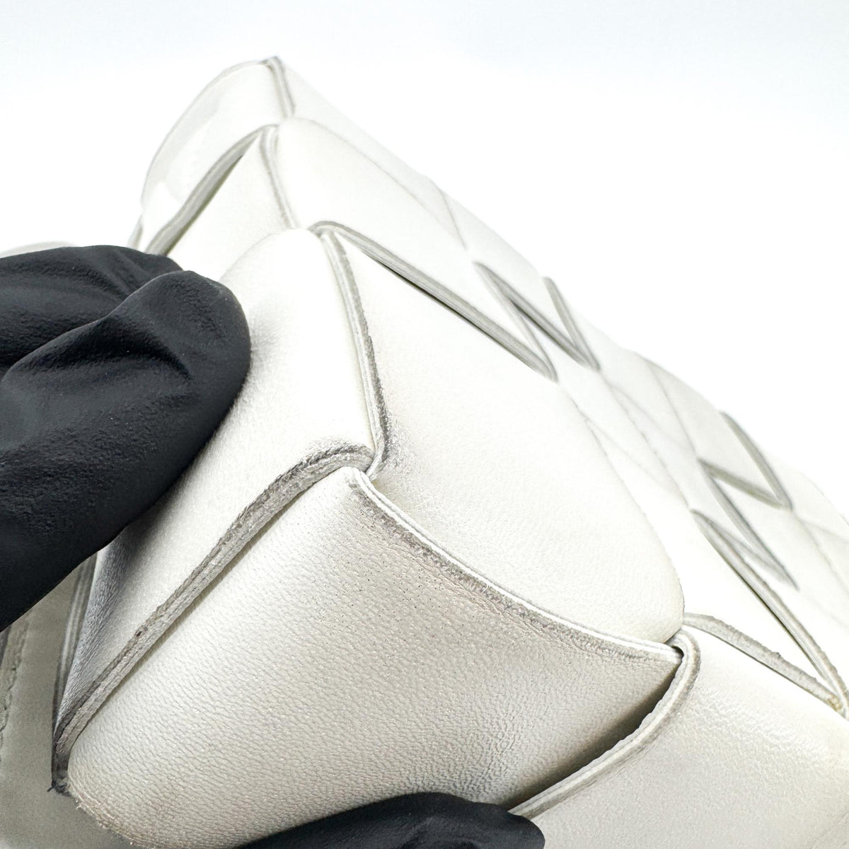 Bottega Veneta Cassette Crossbody Bag Plaster