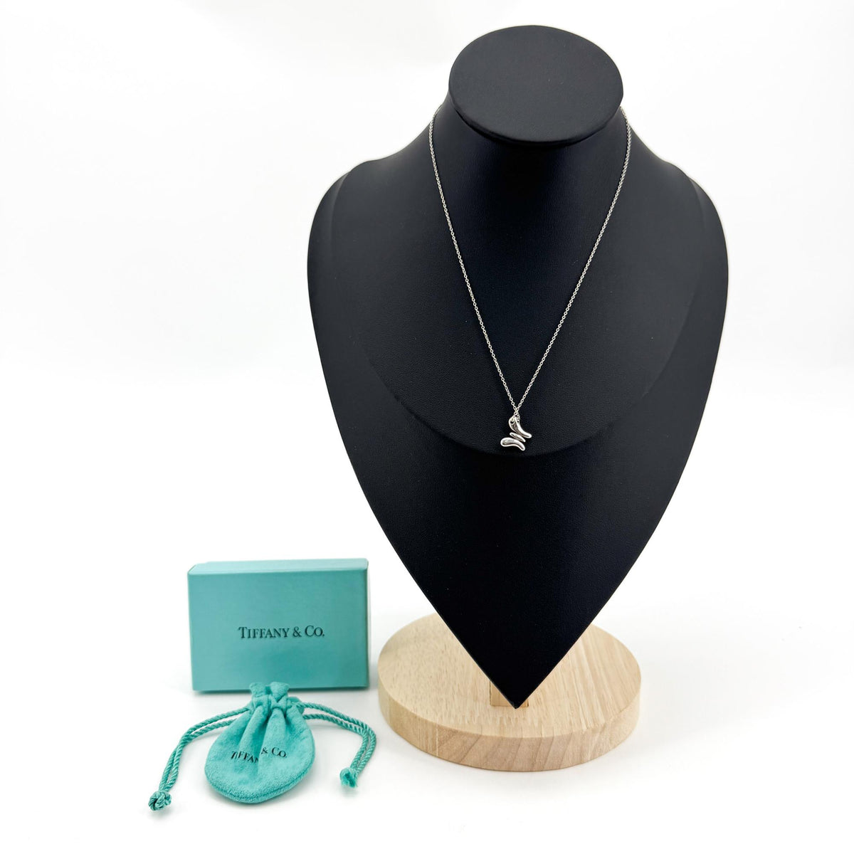 Tiffany & Co. Elsa Peretti Silver Butterfly Pendant Necklace