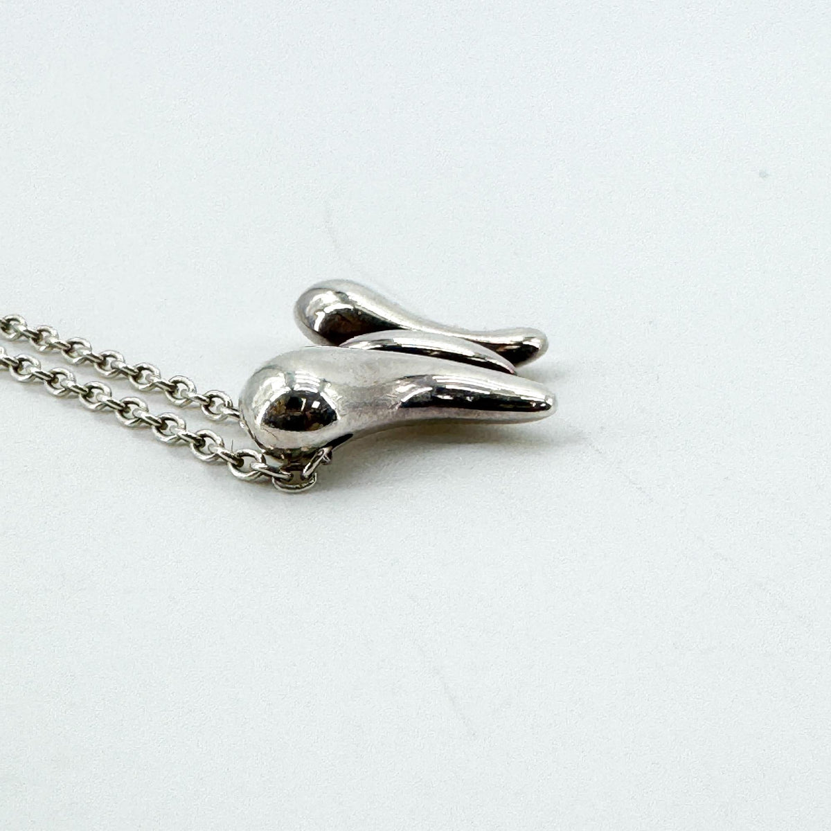 Tiffany & Co. Elsa Peretti Silver Butterfly Pendant Necklace