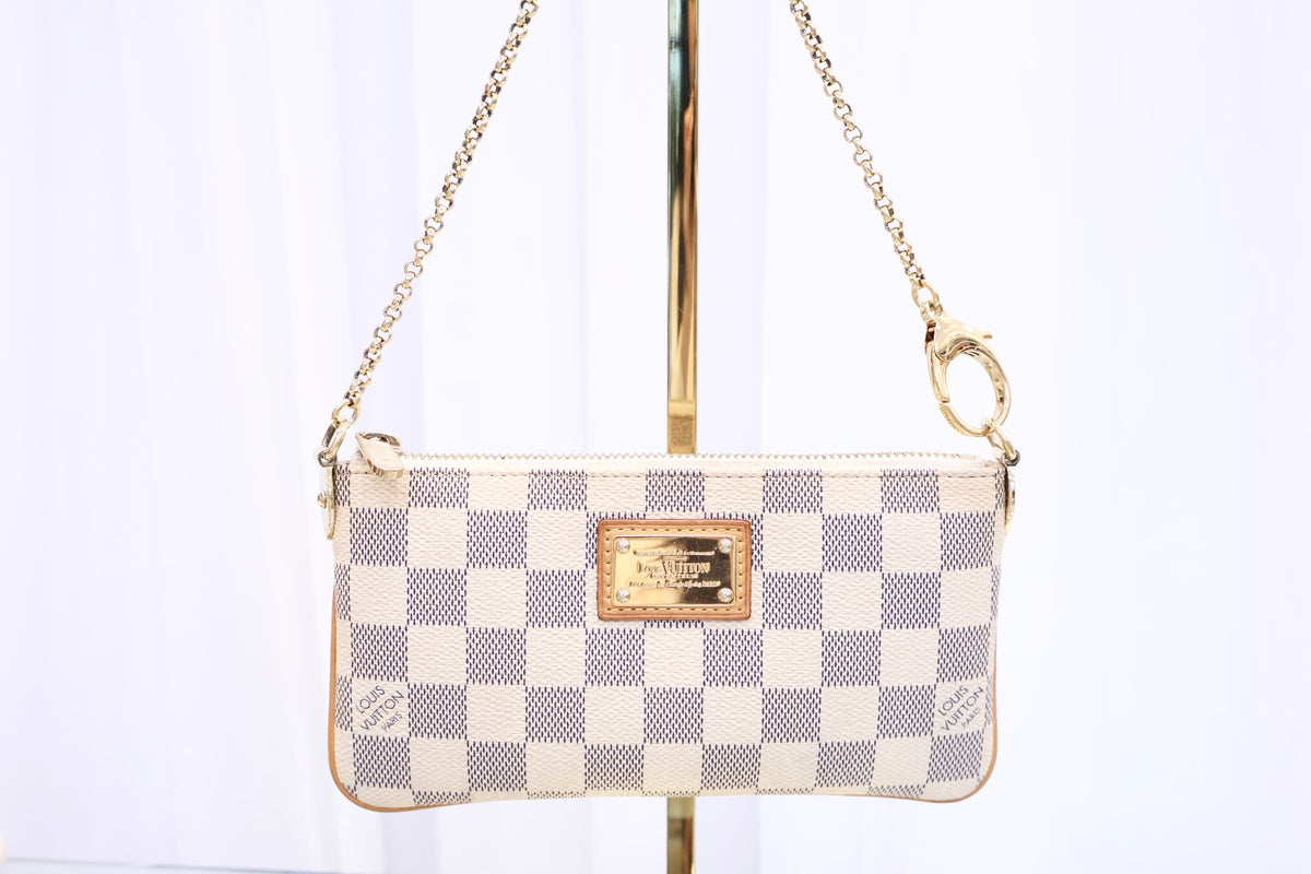 Pochette Azur Mila MM Pouch Clutch n60027