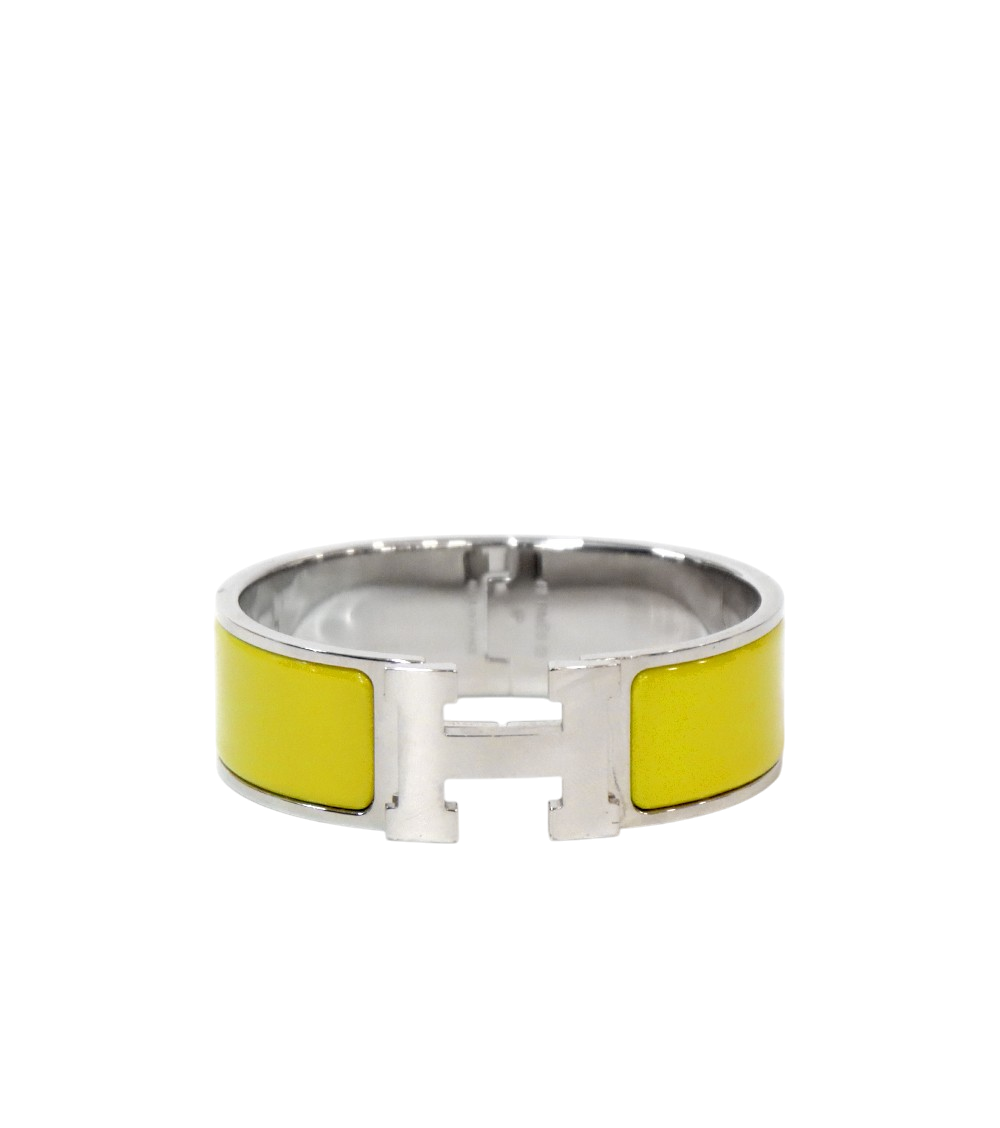 Hermès ClickClack Bracelet Olive Green