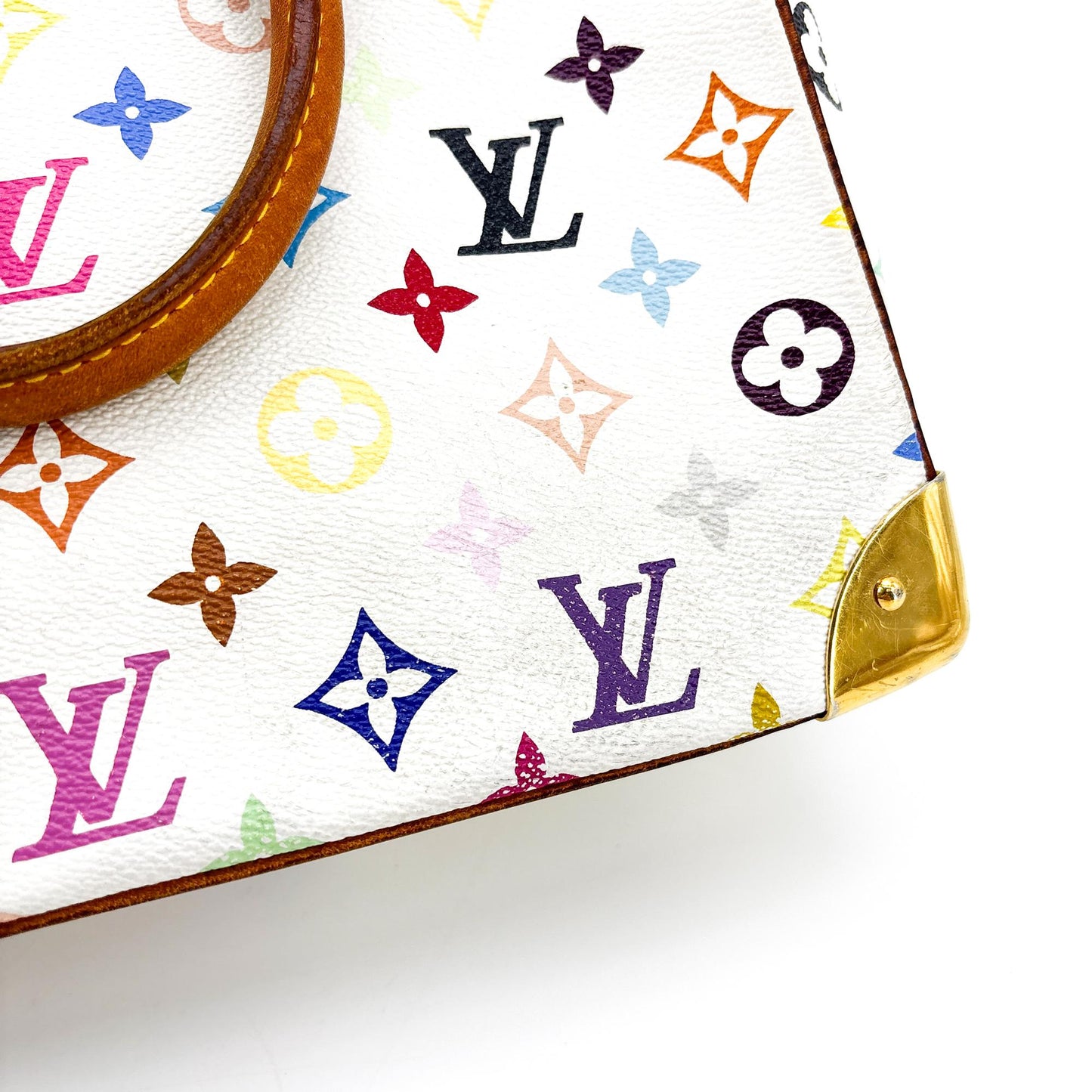 Louis Vuitton Monogram Multicolor Trouville White