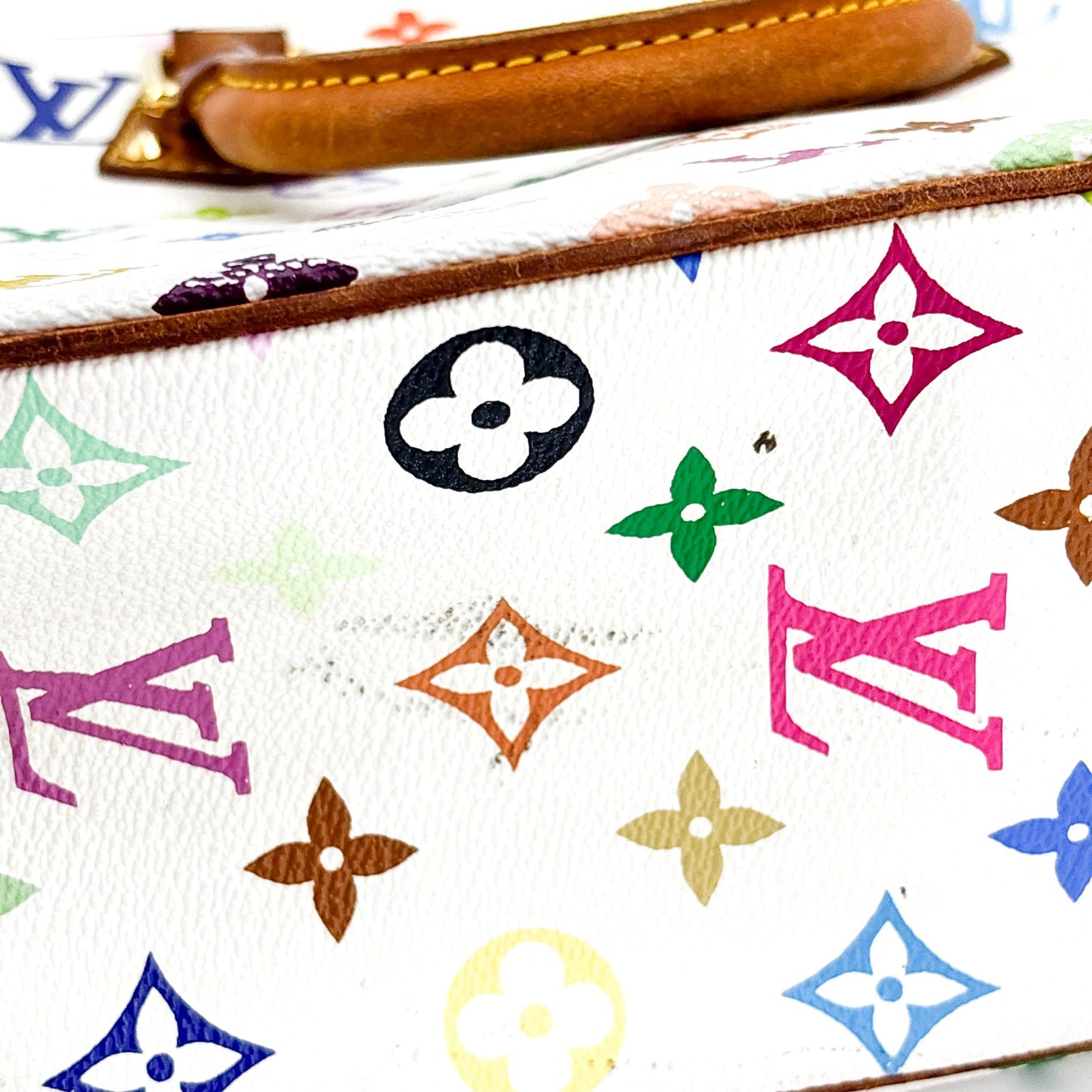 Louis Vuitton Monogram Multicolor Trouville White