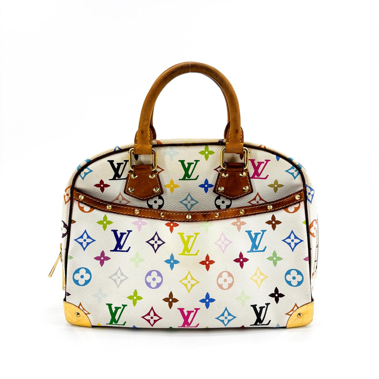 Louis Vuitton Monogram Multicolor Trouville White