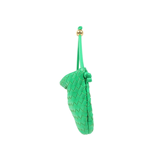 Bottega Veneta Green Turn Pouch Bag