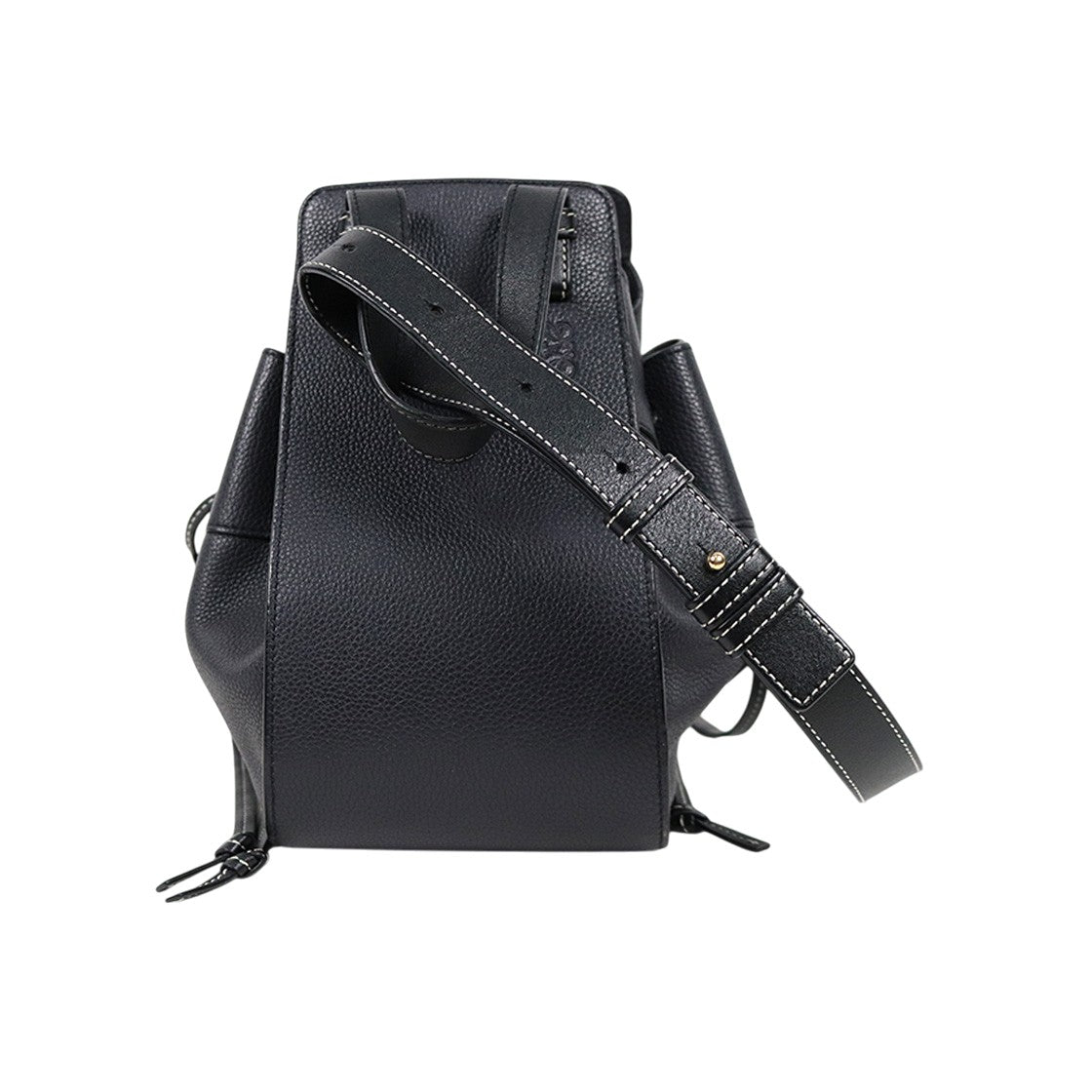 Loewe Black Small Leather Hammock Bag