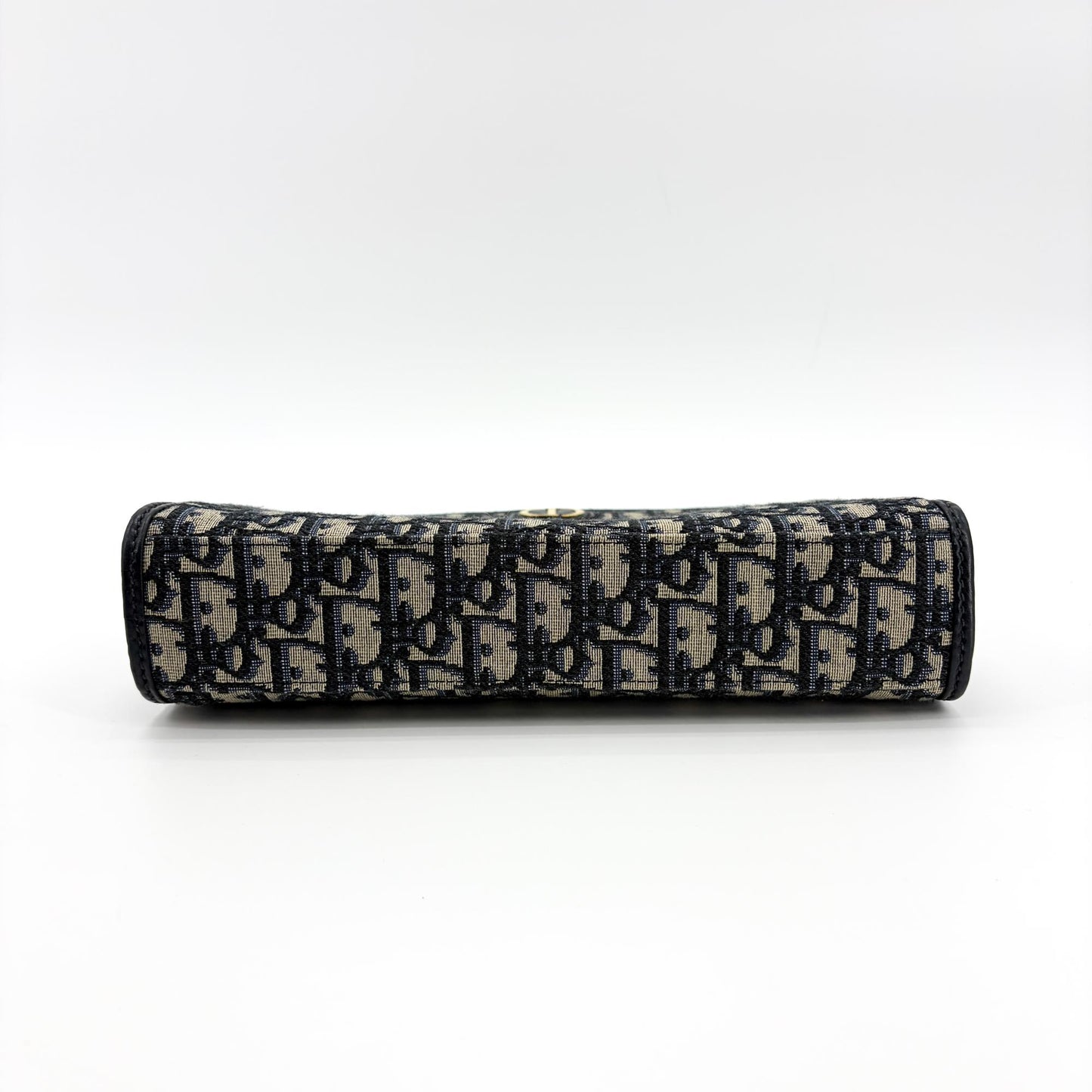 Dior 30 Montaigne Beauty Pouch Blue Oblique Jacquard