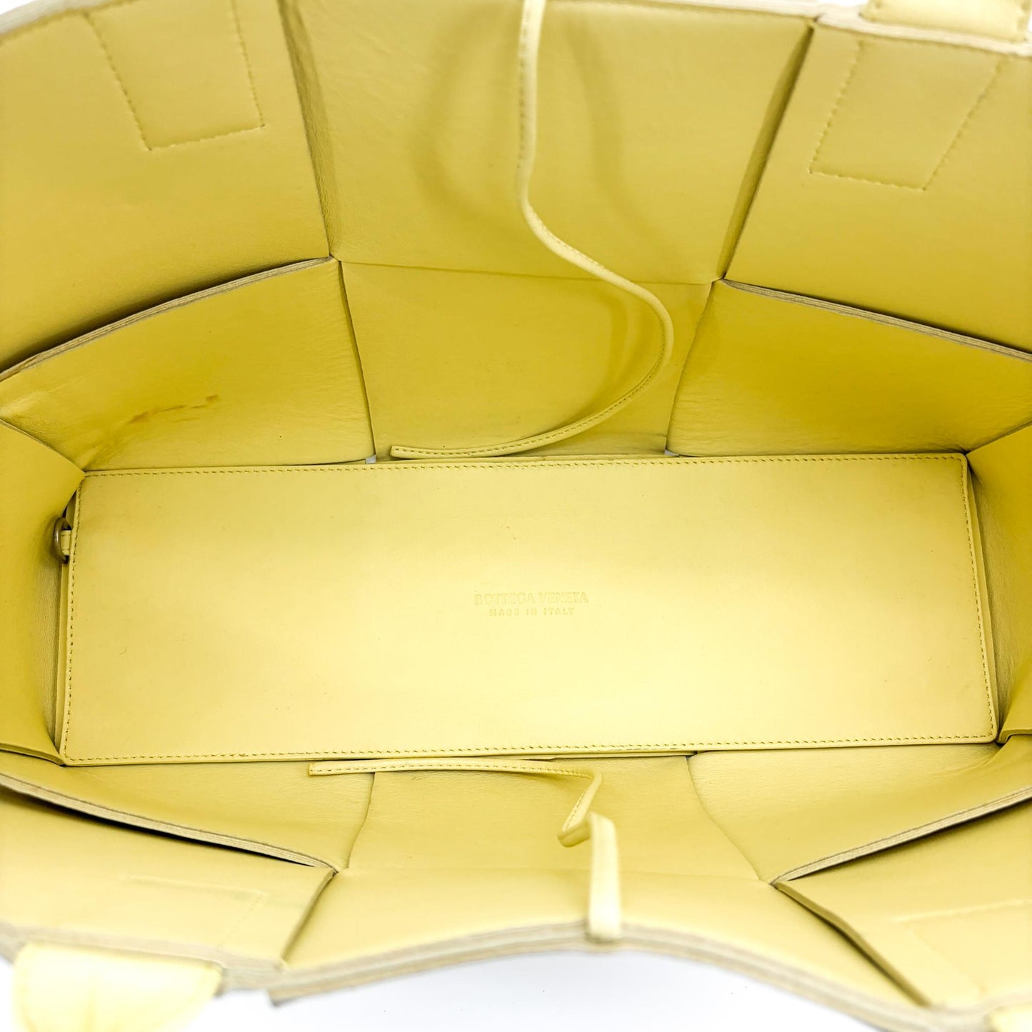 Bottega Veneta Small Arco Tote Bag Pale Yellow
