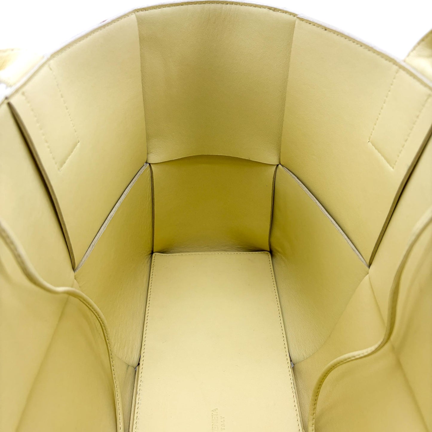 Bottega Veneta Small Arco Tote Bag Pale Yellow