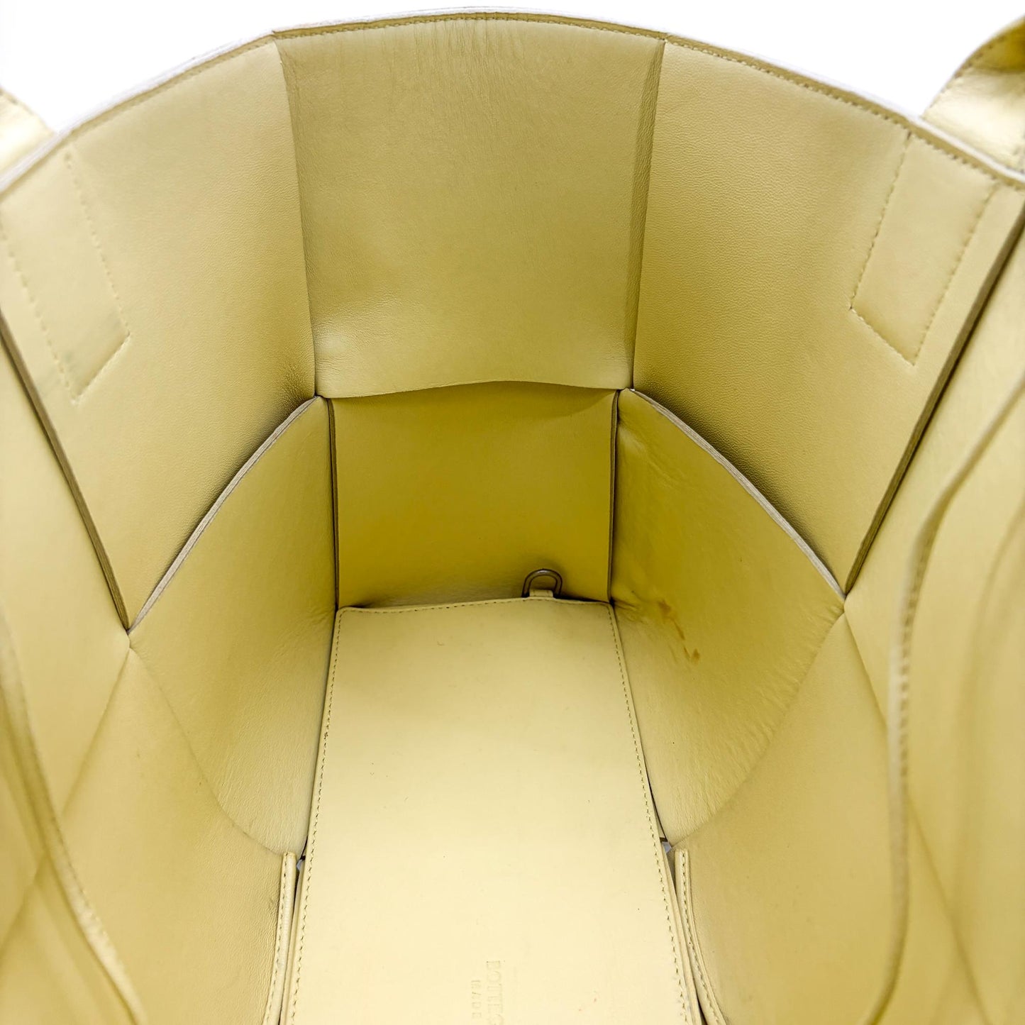 Bottega Veneta Small Arco Tote Bag Pale Yellow