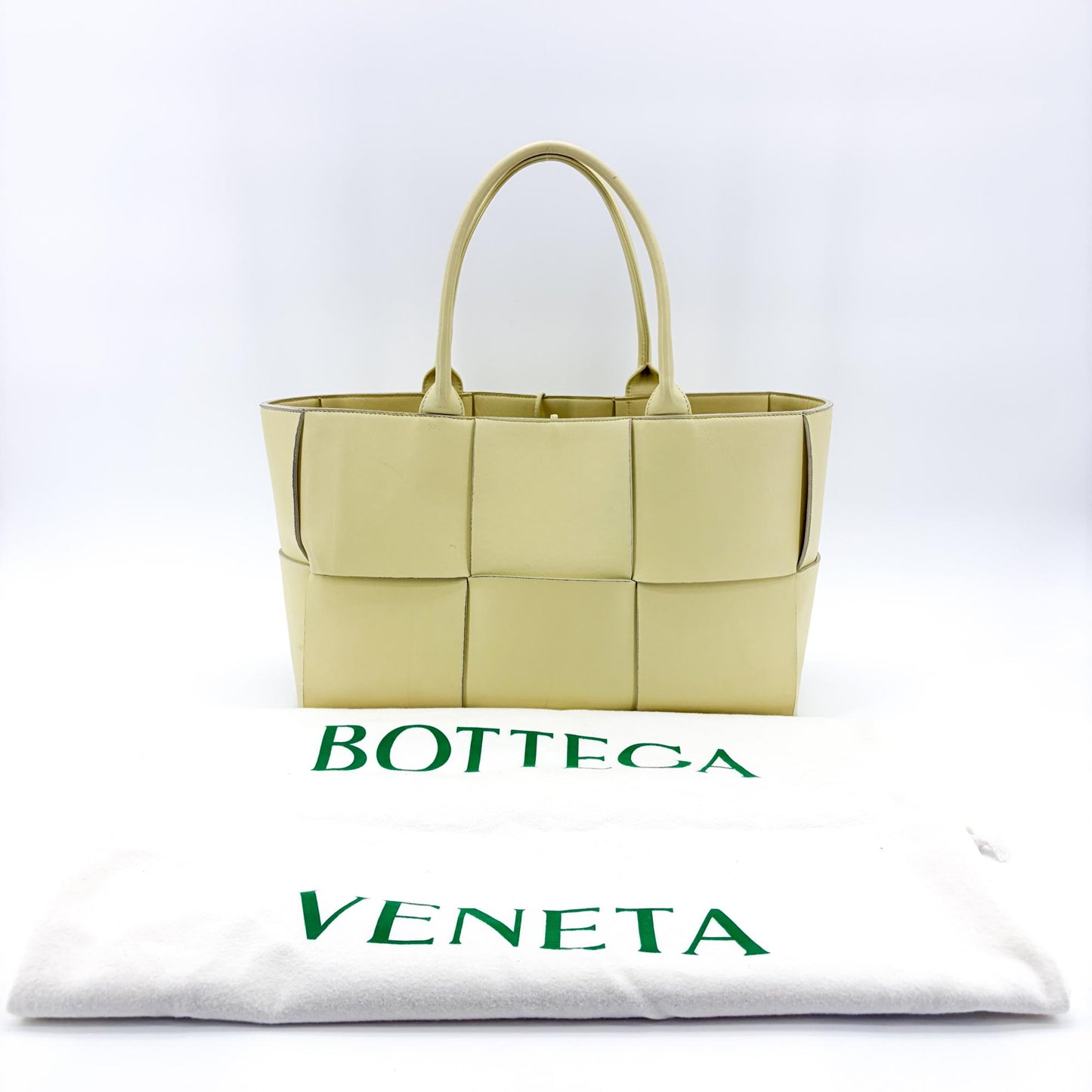 Bottega Veneta Small Arco Tote Bag Pale Yellow