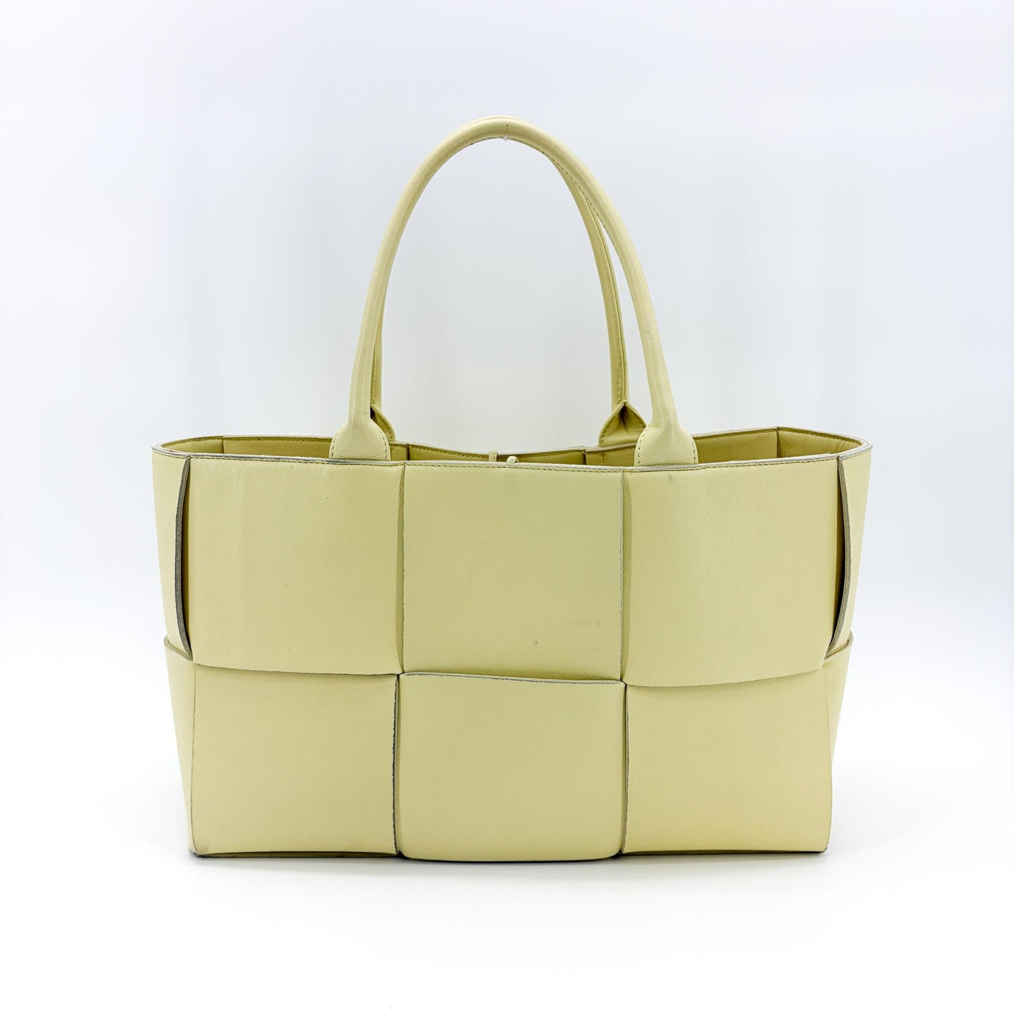 Bottega Veneta Small Arco Tote Bag Pale Yellow