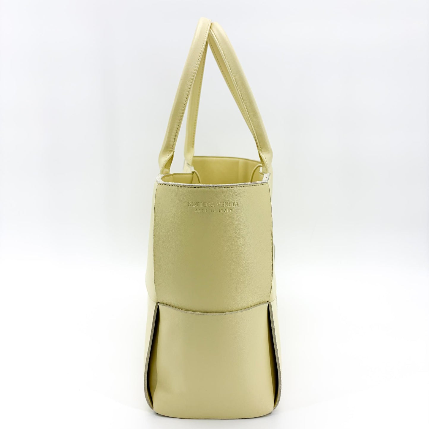 Bottega Veneta Small Arco Tote Bag Pale Yellow