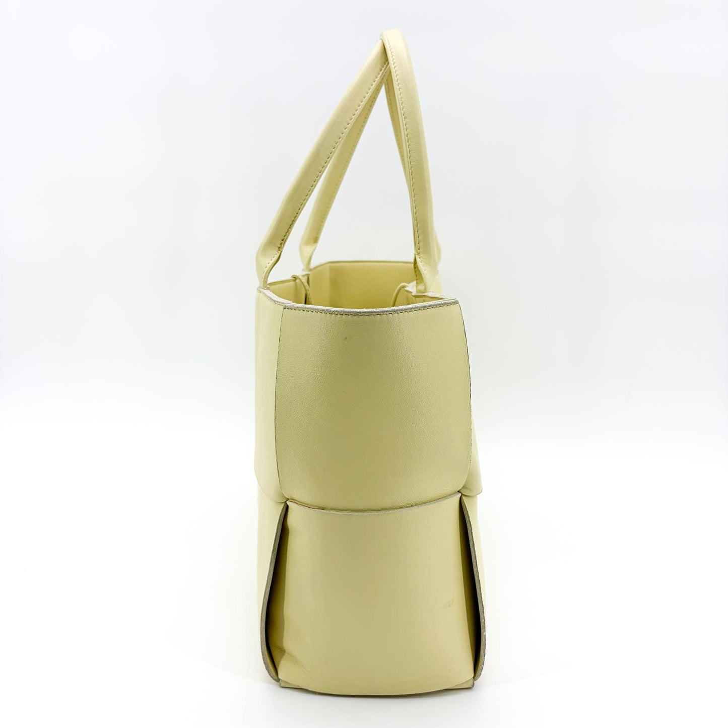 Bottega Veneta Small Arco Tote Bag Pale Yellow