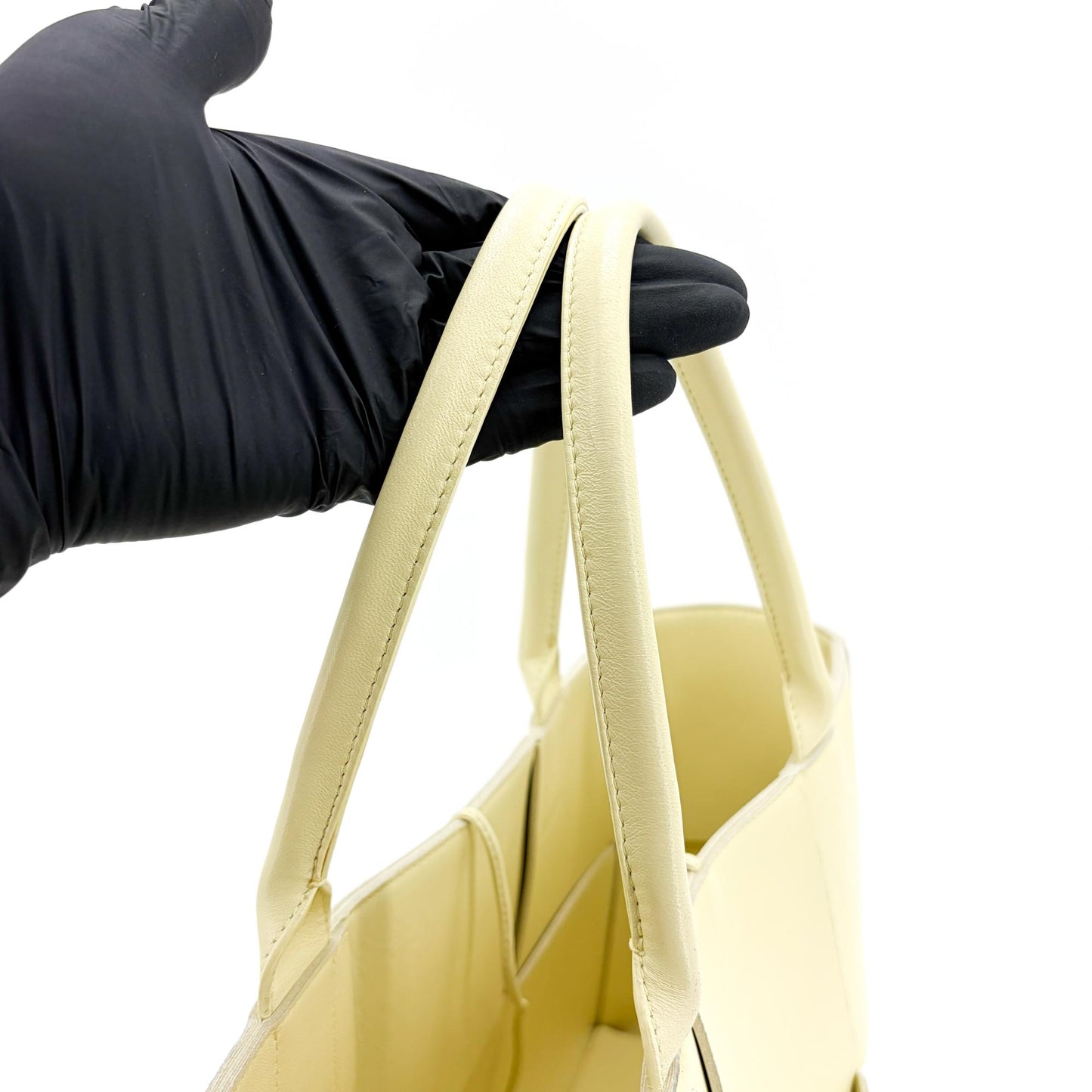 Bottega Veneta Small Arco Tote Bag Pale Yellow