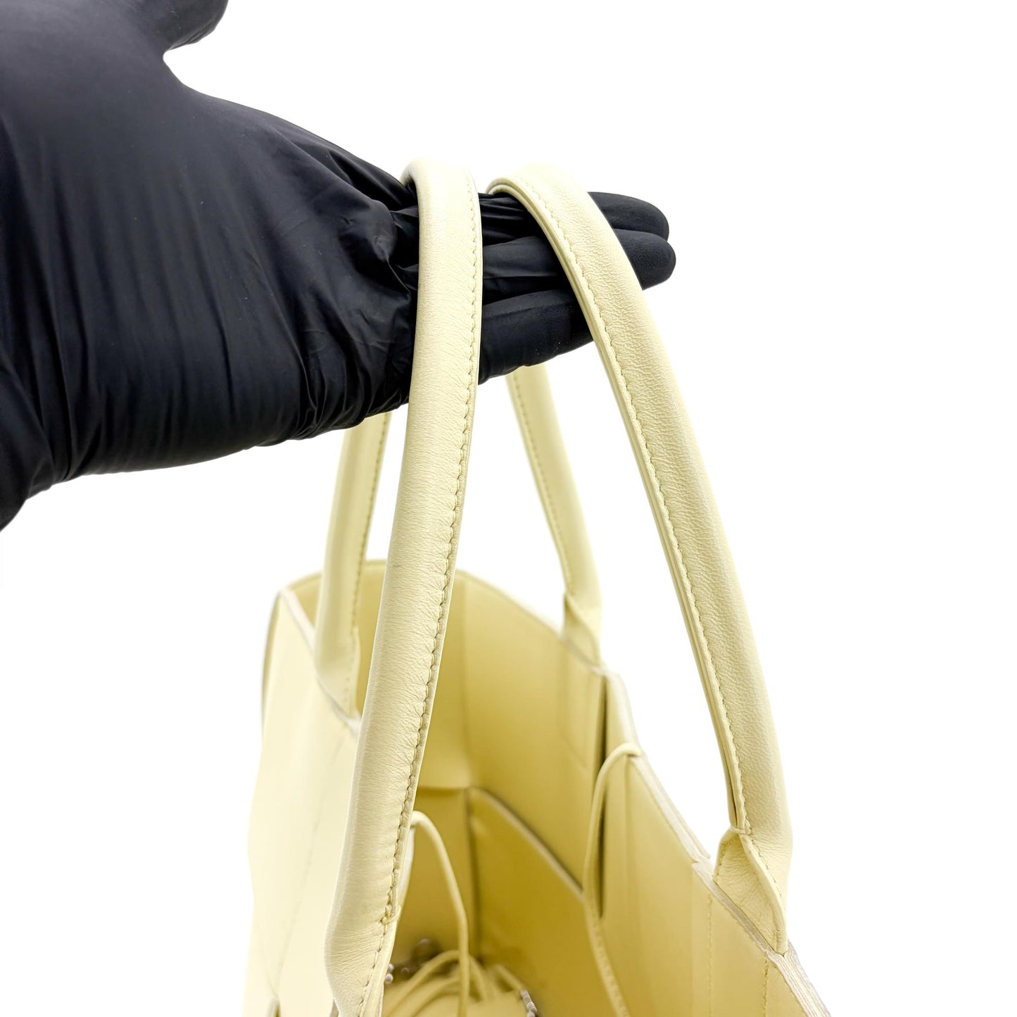 Bottega Veneta Small Arco Tote Bag Pale Yellow