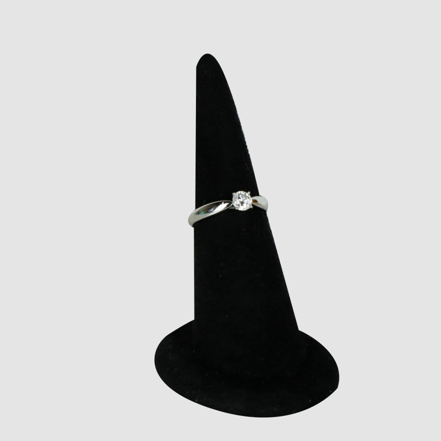 9石ダイヤモンド プラチナリング 0.33ct