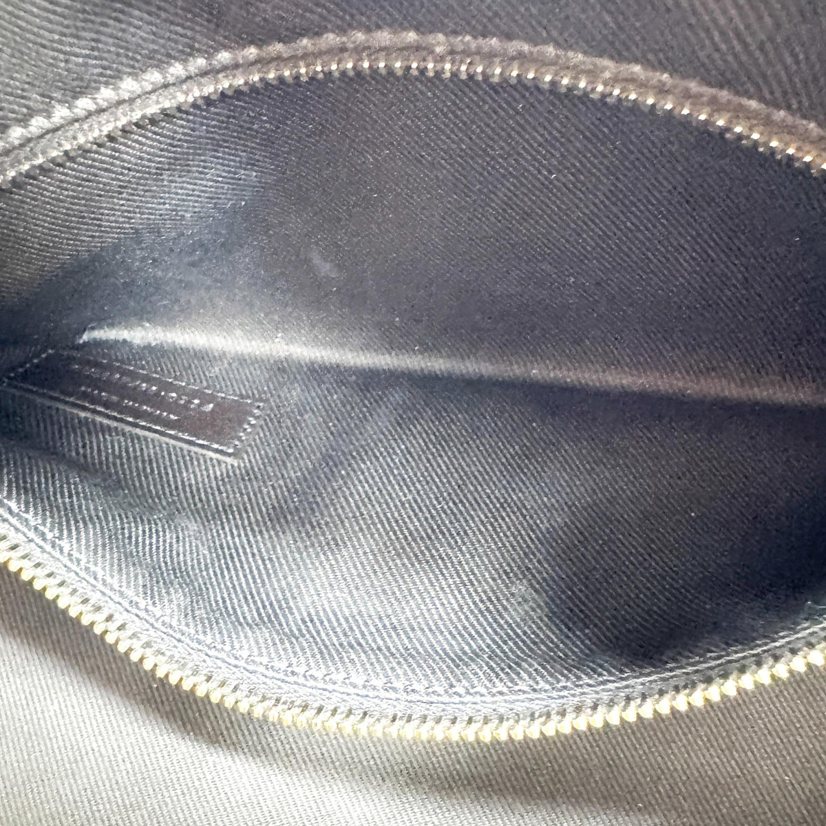 Saint Laurent Vintage YSL Monogram Mini Crossbody Bag Black