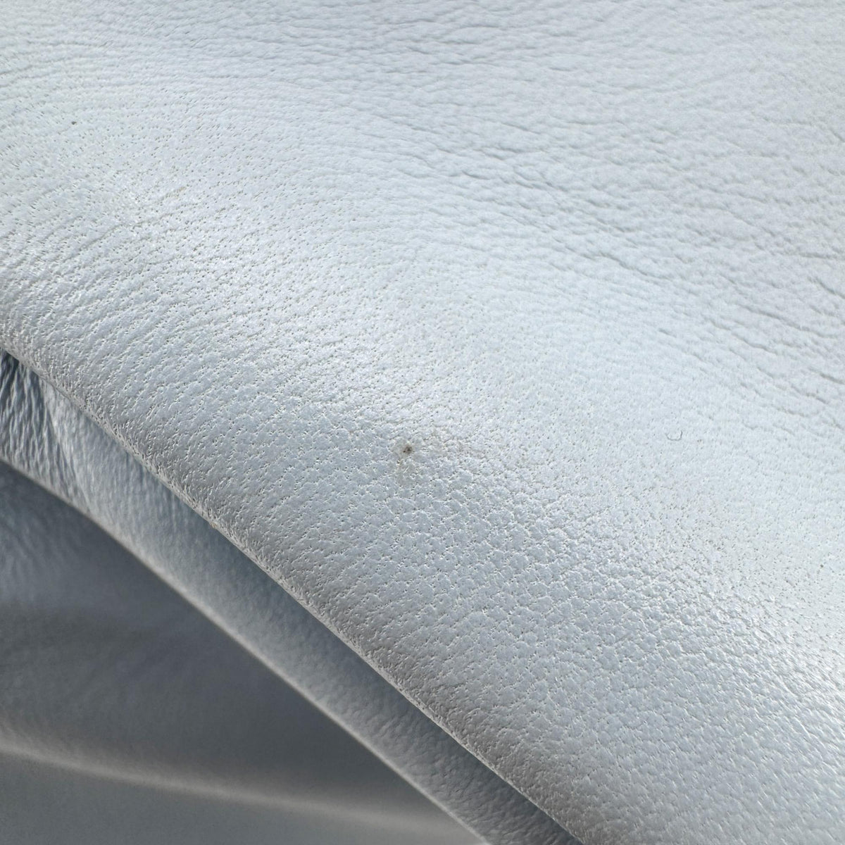 Bottega Veneta Triangle Leather Clutch Sky Blue