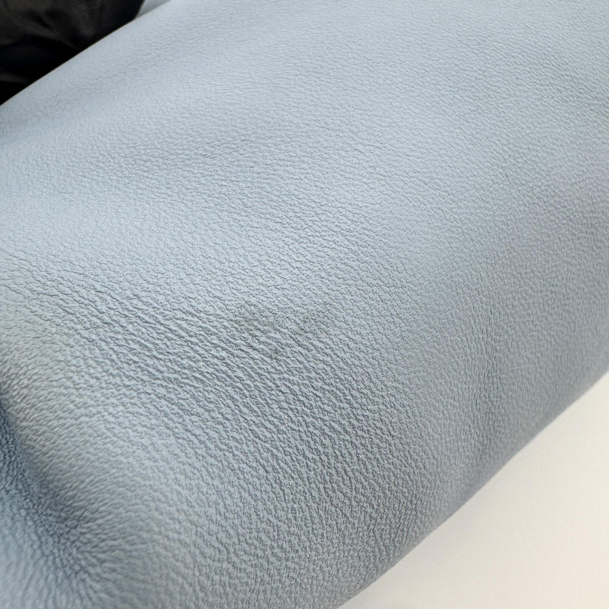 Bottega Veneta Triangle Leather Clutch Sky Blue