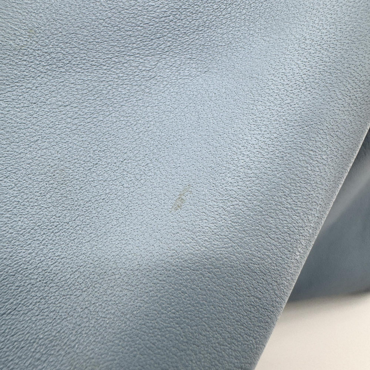 Bottega Veneta Triangle Leather Clutch Sky Blue