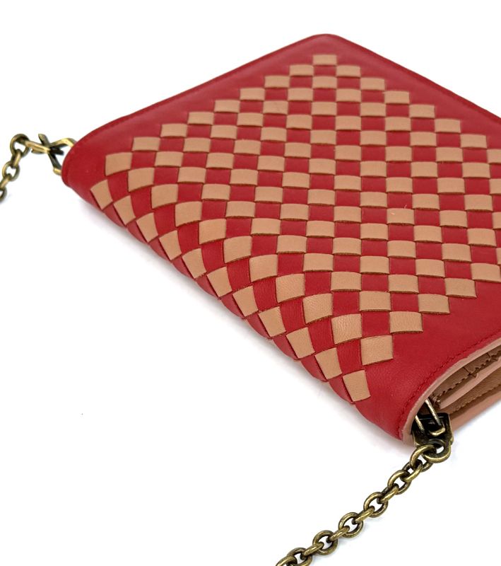 Bottega Veneta Red Shoulder Bag