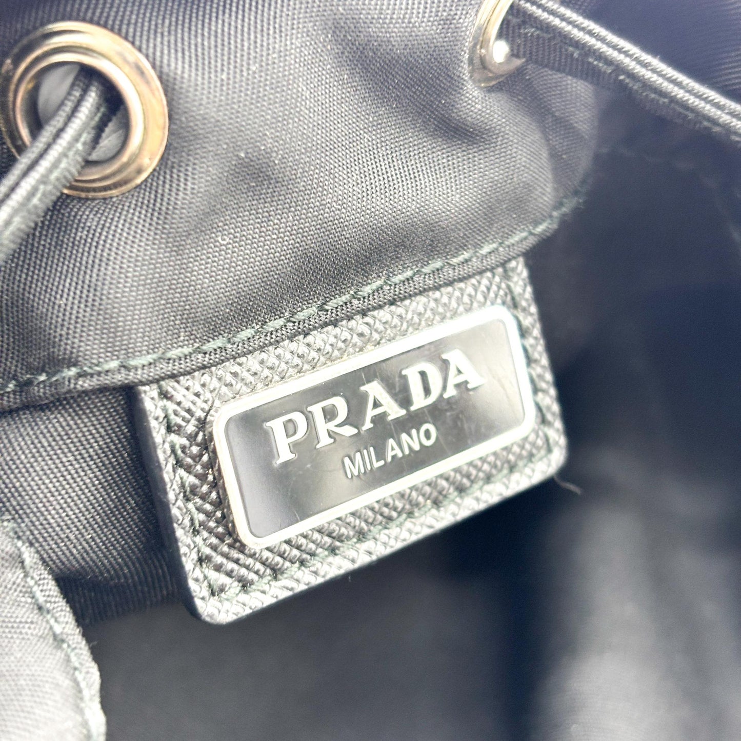 Prada Re-Nylon Bucket Pouch Black