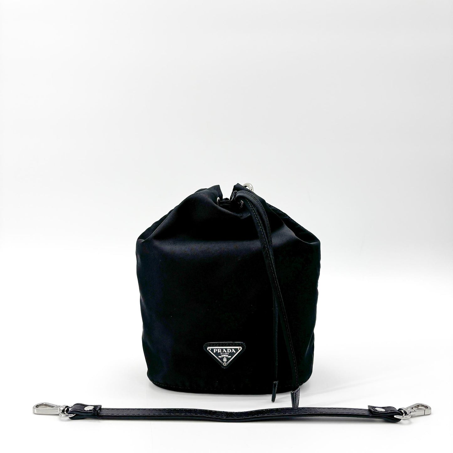 Prada Re-Nylon Bucket Pouch Black