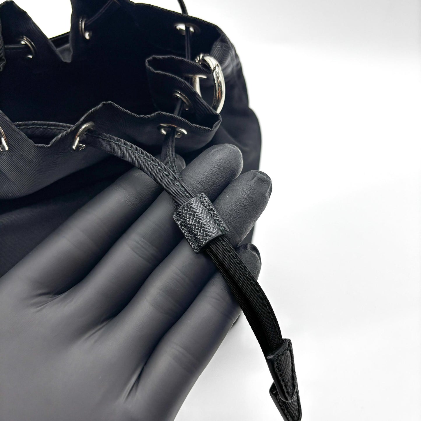 Prada Re-Nylon Bucket Pouch Black