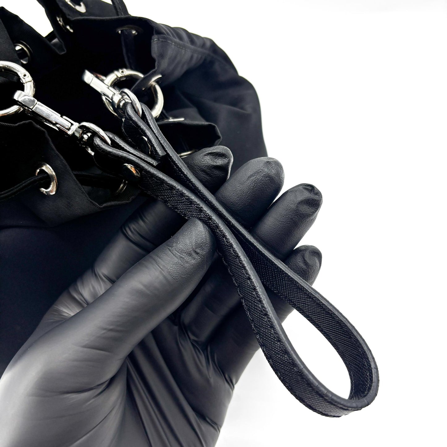 Prada Re-Nylon Bucket Pouch Black
